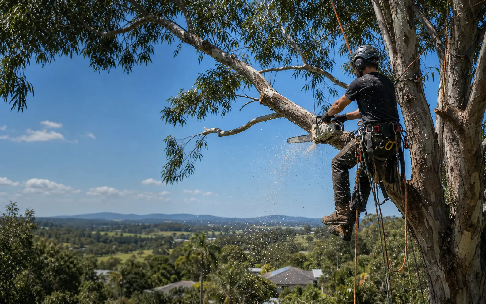 Tree removal by Alpine Tree Works
