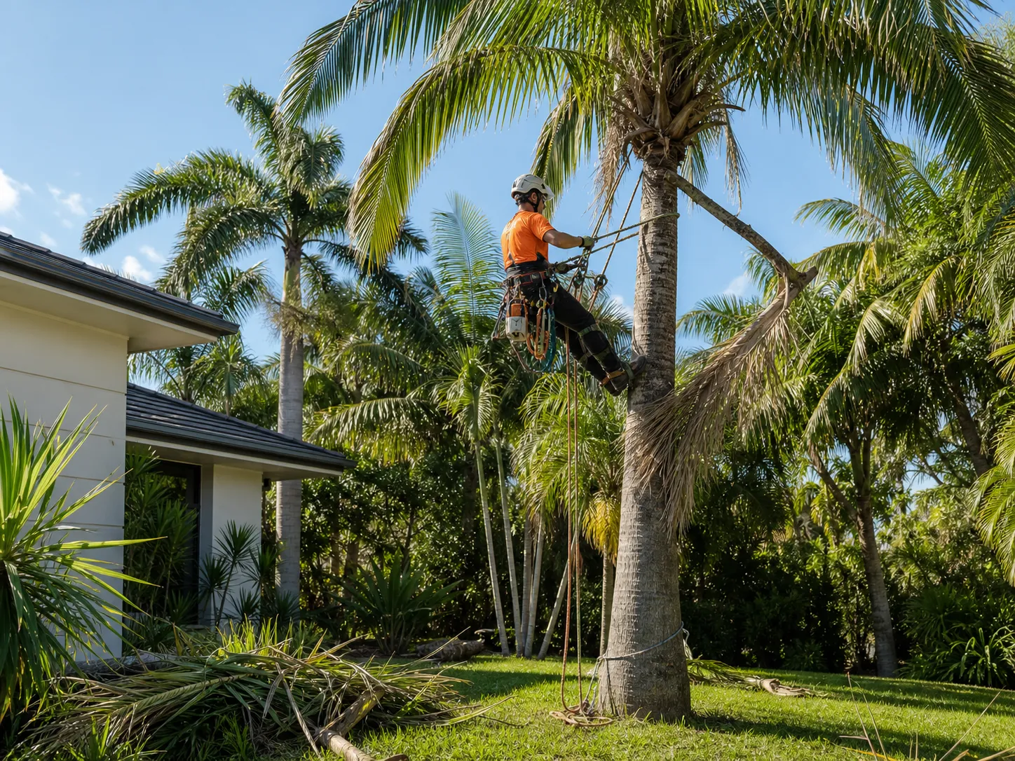 Palm work by Alpine Tree Works