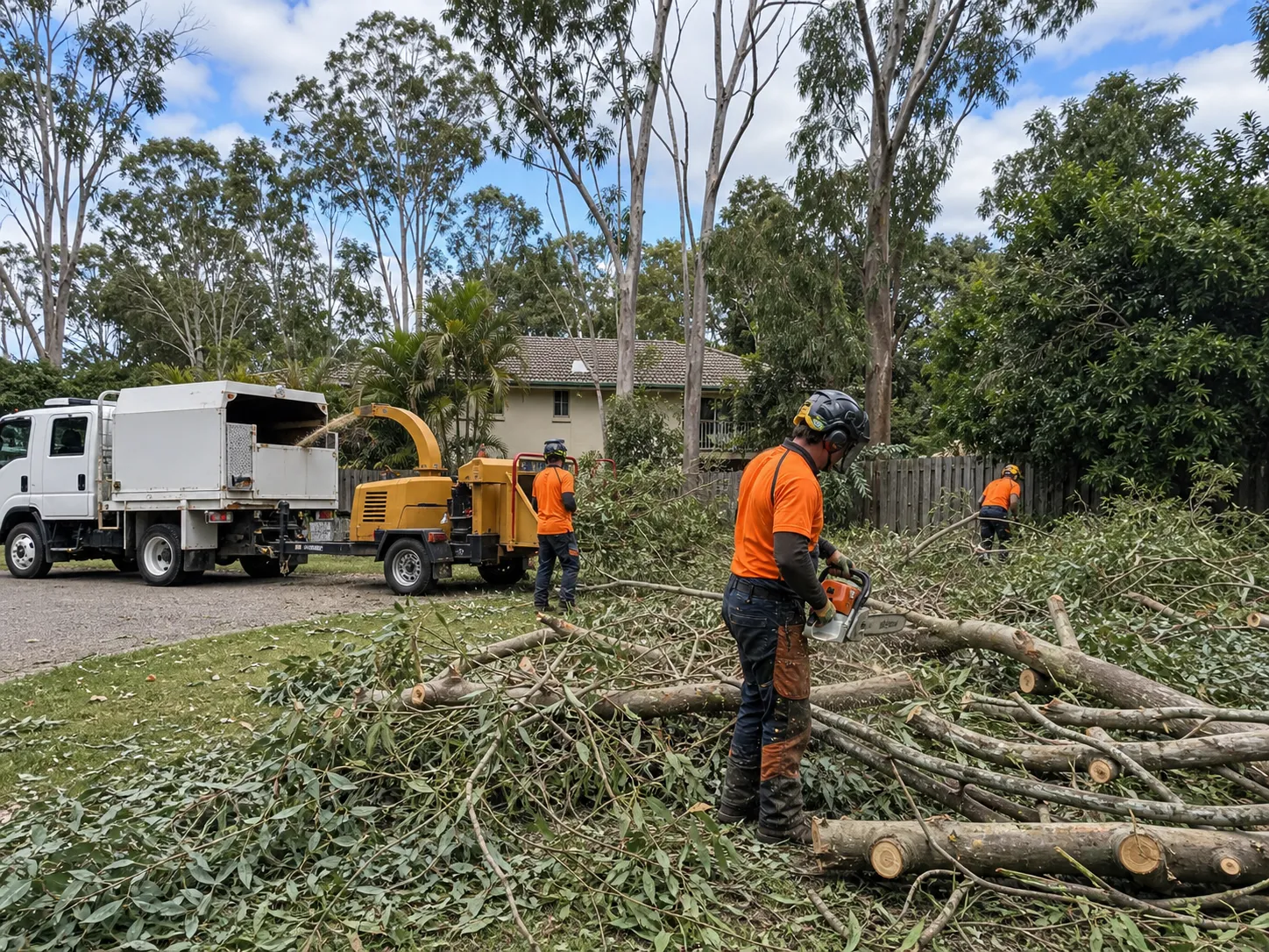 Storm cleanup by Alpine Tree Works